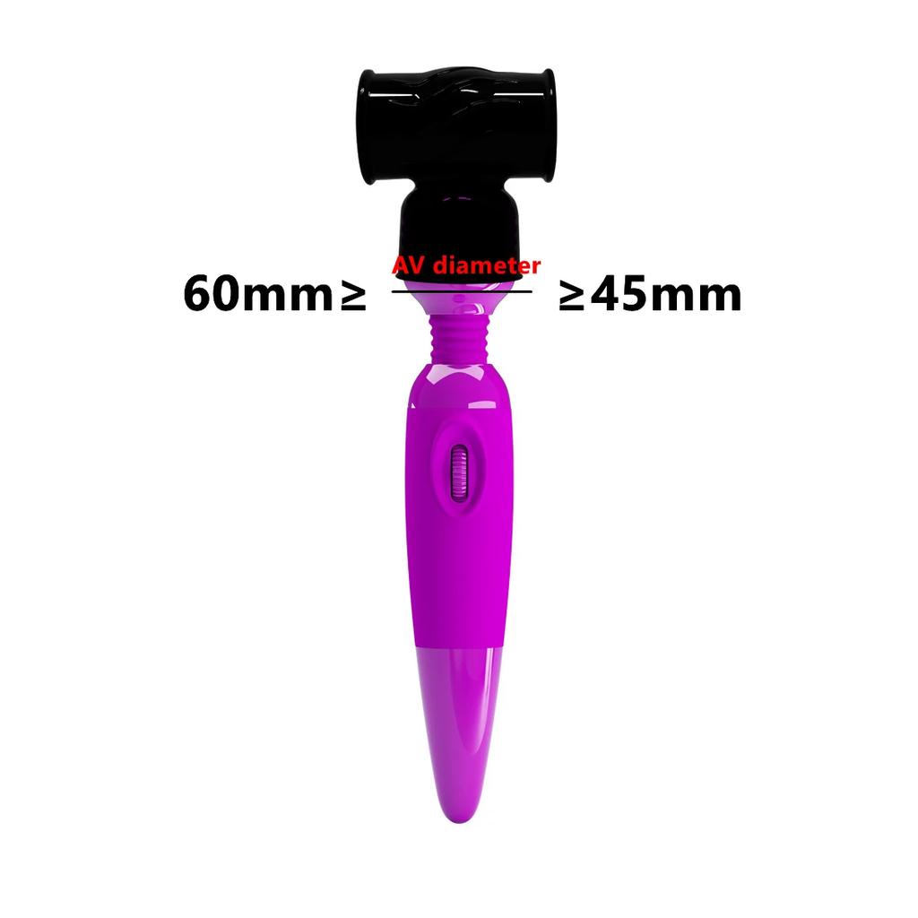 Мастурбатор для мужского пениса нового стиля AV Массажер Вибратор Насадка Волшебная палочка Массажер Головка Задержка времени Насадка Секс-игрушки для мужчин