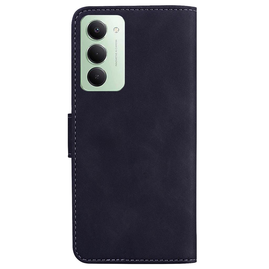 Для Xiaomi Redmi 15 5G (Глобальный) (169 мм) Чехол-подставка из искусственной кожи с принтом бабочек