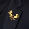 Horse Brooch Exuding Elegance Power Bold Sophisticated Design Retro Brooch Pin Vibrant Fashion Accessory