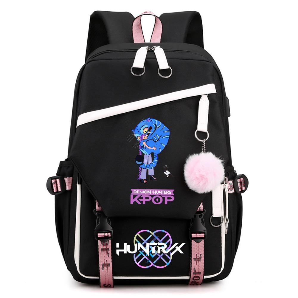 Anime K-Pop Demon Hunters Printed Large Capacity Backpack for Teenger Student Girl Boy Schoolbag Bookbag Women Waterproof Travel Bag Gift