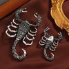 Vintage Rhinestone Scorpion Brooch Men'S Coat Jacket Insect Pin Accessories Dual Purpose Clothing Accessories