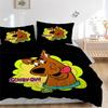 Постельное белье Scooby-Doo Mystery Machine Пододеяльник Подарок для спальни, Включает 1 пододеяльник и 2 наволочки, Без наполнителяB374