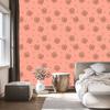 Wallpaper Small Coral Flowers for Living Room and Bedroom 50x1000