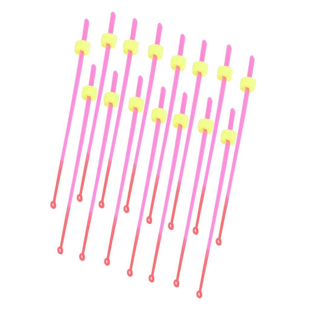 15Pcs Set Mini Winter Ice Fishing Rod Front End Section Pole Tip Fishing Accessories12CM