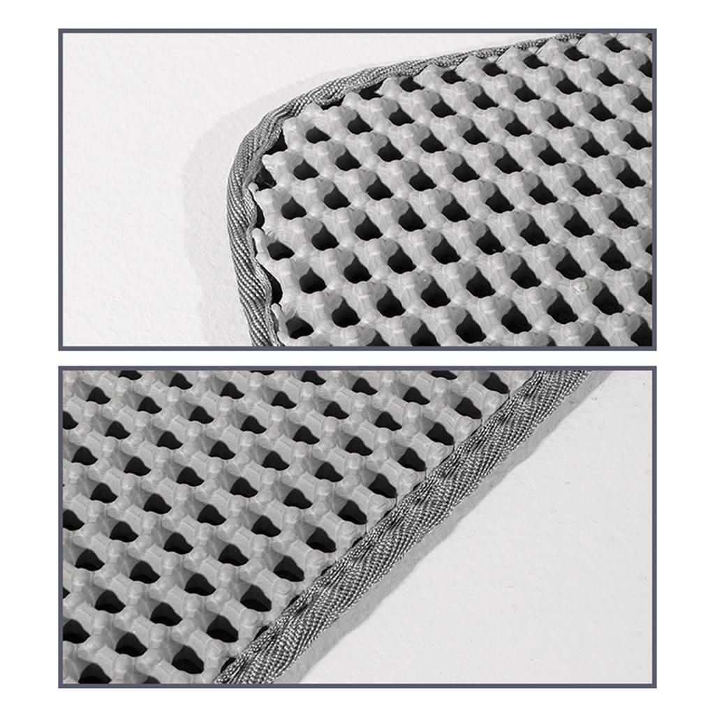 Водонепроницаемый коврик для кошачьего туалета из ЭВА, коврик-ловушка для кошачьего туалета в помещении, нескользящее дно, меньше отходов