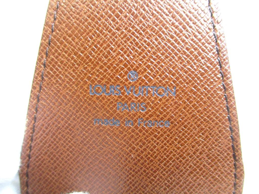 Подлинные портсигары LOUIS VUITTON Monogram из коричневой кожи #a372, восстановленные