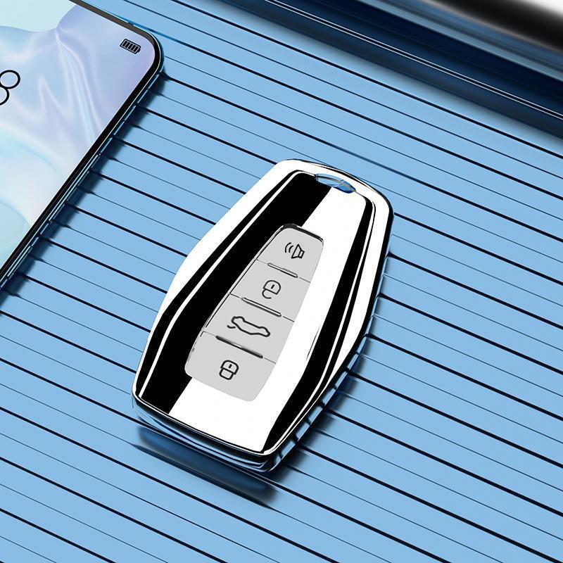 Чехол для ключей Geely Geometry E Firefly: Звездное небо 2024 - Премиальный защитный чехол