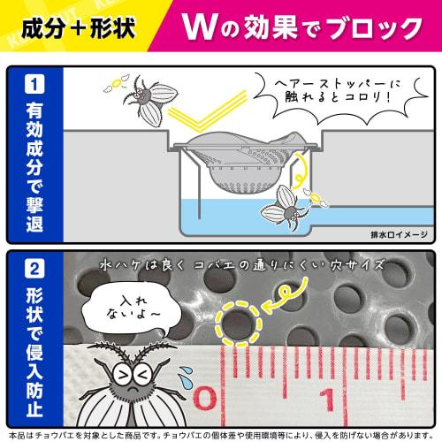 LEC Balsan Hair Stopper for Bathtubs and Drains, Effective Ingredients Kneaded Into the Drain, Keeps Hair In Place with a Swirling Water Flow, Dark Gr