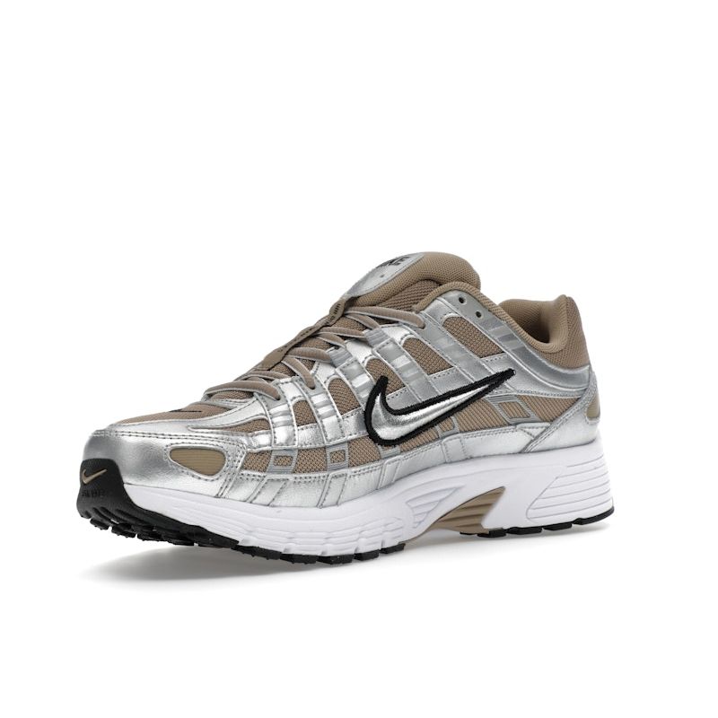 Nike P-6000 Khaki Metallic Silver Unisex Sneakers Metallic-Platinum Pure-Platinum HQ3030-200