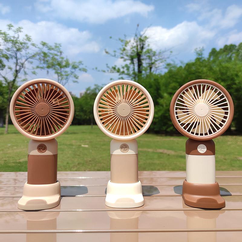 Милый мультяшный Капибара Портативный Мини Карманный Охлаждающий Вентилятор Съемная Док-станция Ручной Вентилятор Для улицы Зарядка через USB Маленький Вентилятор Подарки