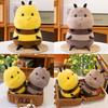 Cute Bee And Ladybug Plush Toys Soft Stuffed Animals Gift For Children