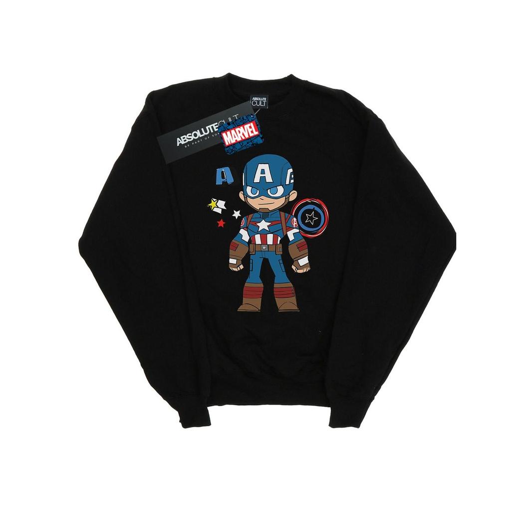 Marvel Womens/Ladies Captain America Sketch Sweatshirt