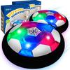 KKONES Детские игрушки Парящий футбольный мяч (Набор из 2), Работающий от батареек парящий в воздухе футбольный мяч со светодиодной подсветкой и мягким пенопластовым бампером для игры в помещении и на улице,