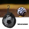 Single Basketball Bag Football Storage Bag Mesh Volleyball Bag with Zipper Pocket Net Bag Sport Equipment Storage Bag