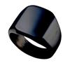 [Cisst Liber] Signet Ring Mens Ring Ring Ring Men's Seal Stand Seal Stand Ring Signet Surgical Stainless Steel Stainless Black Black Color Black No.