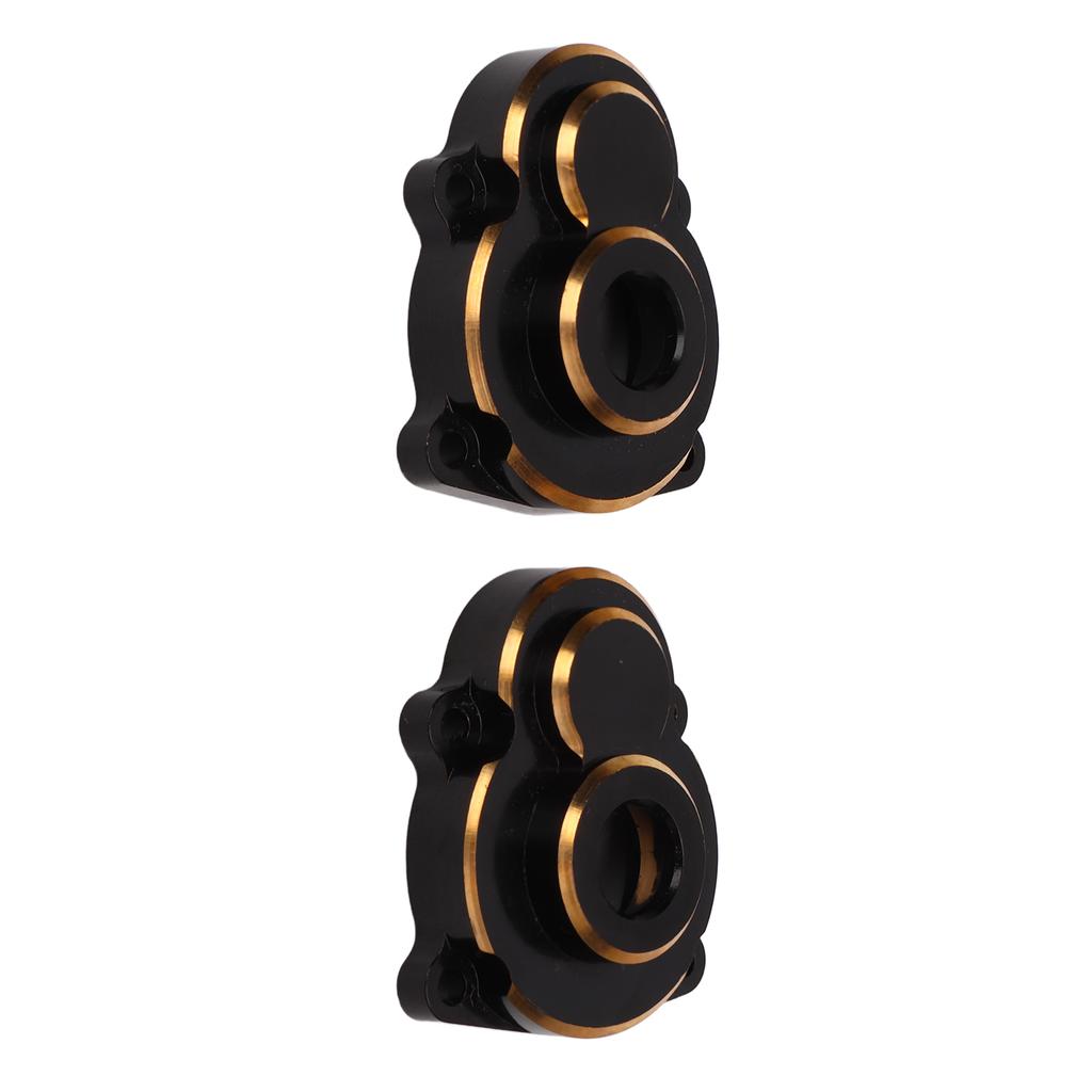 2 шт. Крышка поворотного кулака RC Латунь Черный Аксессуары для радиоуправляемых моделей для RGT EX86190 LC76 1/10 RC Гусеничный