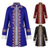 Halloween Men Winter Warm Vintage Tailcoat Jacket Overcoat Outwear Buttons Coat