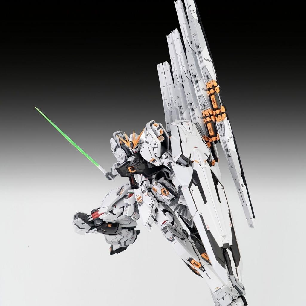 Nczzw Rx-93 Сборная Модель Nu Fighter Фигурка Действия Cmm Стиль GK Модель 1/100 Статуэтка Коллекционная Модель Украшение Настольная Игрушка Подарок