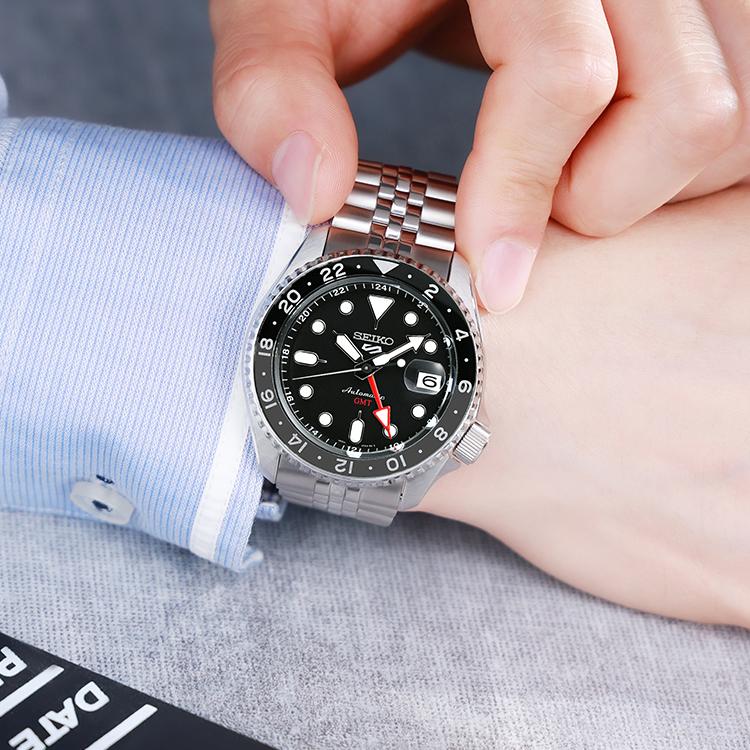 Seiko Классические консервы SEIKO5 Водонепроницаемость 100 м Механический механизм Стальной ремешок SSK001K1