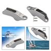 Зажим для троса Крепеж для швартовки Лодки Якорные утки Лодочный кулачковый уток Нержавеющая сталь Морские принадлежности Зажим для швартовки Зажим для троса