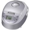 Tiger Corporation (TIGER) IH Rice Cooker, 3-cup Capacity, Small Capacity, 5-layer Far-infrared Heat-retaining Coating, Steel White, JPF-G055WL