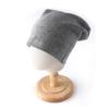 100%Wool Curl Brim Bonnet Hat for Women&Men Winter Autumn Ear Protect Cashmere Beanies Knitted Soft Warm SKi Cap SKullies