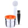 Stainless Steel Coffee Capsule Refillable Coffee Capsules Espresso Capsules Compatible with Illy