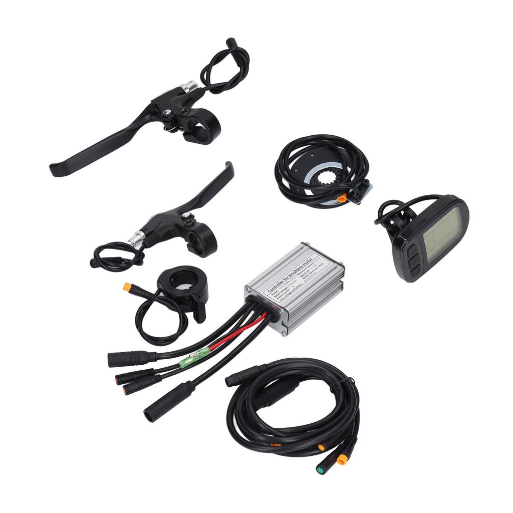 15A Electric Bike Motor Controller Kit Waterproof Controller with LCD5 Panel