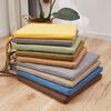 Chair Cushion Tie Fixed Breathable Cotton Linen Living Room Comfortable Seat Butt
