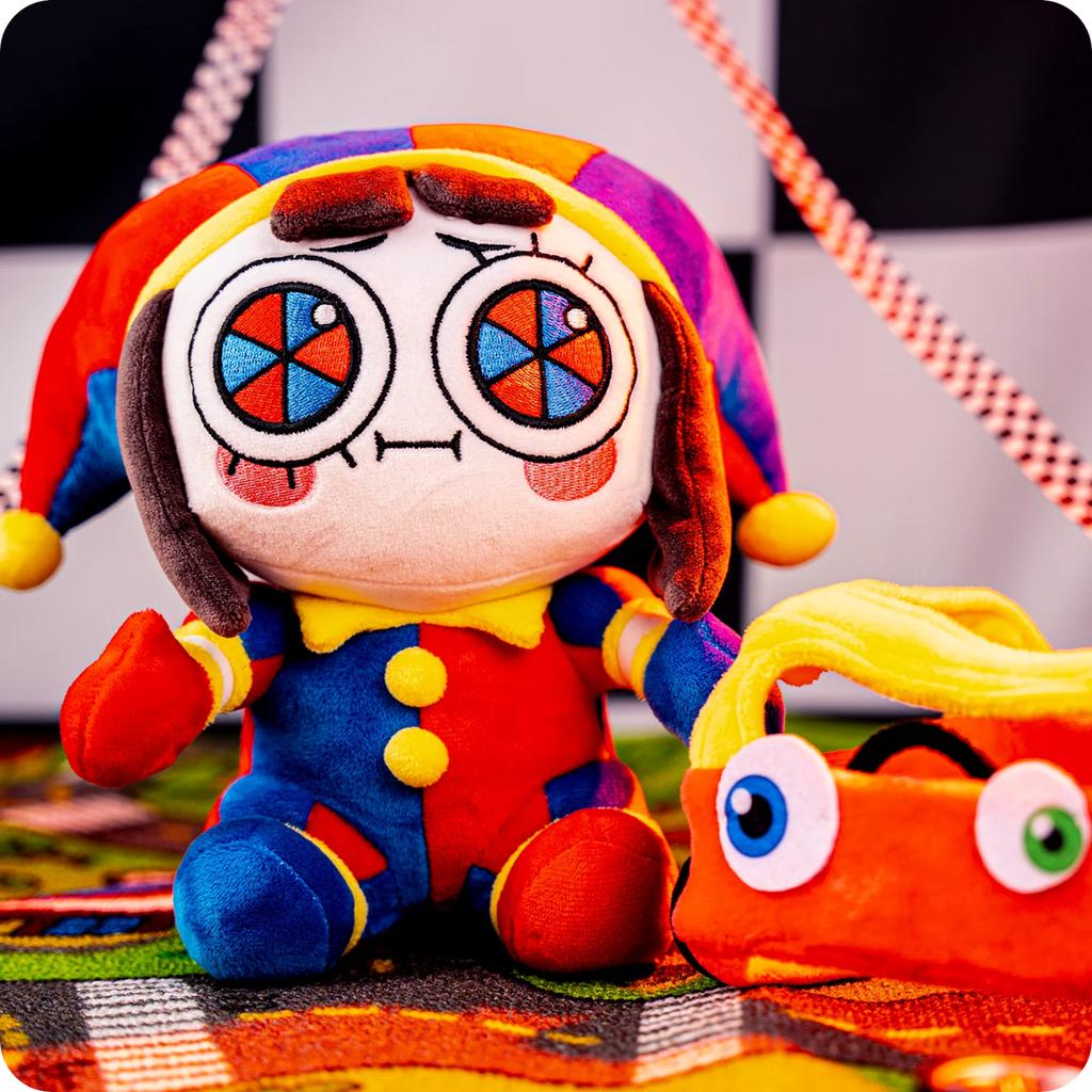 Оригинальная плюшевая игрушка Помни из The Amazing Digital Circus Мягкий набивной клоун Коллекционный товар Для фанатов анимации Домашний декор