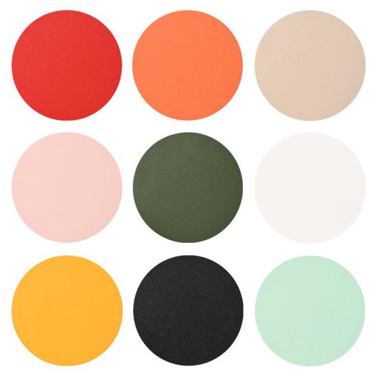 Обеденный стол Подставка для столовых приборов Яркий цвет Износостойкий нескользящий дизайн Круглый квадратный коврик для чашки Коврик для кружки