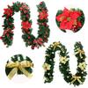 Wedding Decorated Lighted Wreath Garland for Xmas Christmas 2 7M DIY