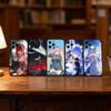 Чехол для телефона с аниме-богиней для iPhone 17, 16, 15, 14, 13, 12, 11 Plus, Pro Max, Другие Мягкий черный чехол