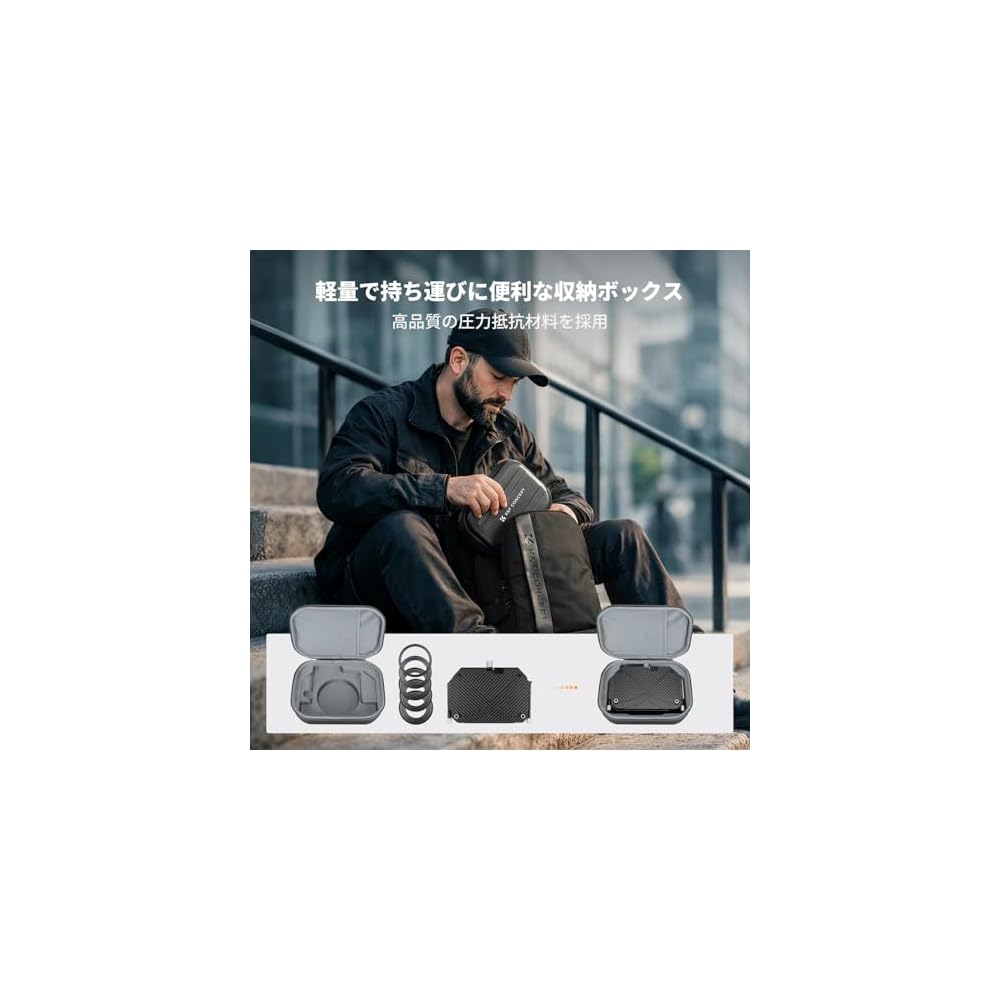 K&F Concept 4x5.65" Mini Matte Box with Side Flags, Carbon Fiber Construction, Includes 67mm, 72mm, 77mm, 82mm, and 95mm Adapter Rings, Holds Two Squa