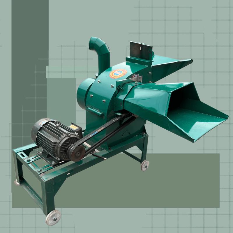 Compact Feed Crusher: Corncob, Straw, Livestock Grass, Bran, Soybean Meal Hammer Mill Cereal Machine