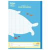 Kyokuto Associates Kyokuto College Animal Notebook, 5mm Grid, B5, Seal, LT01LB, 10-Pack