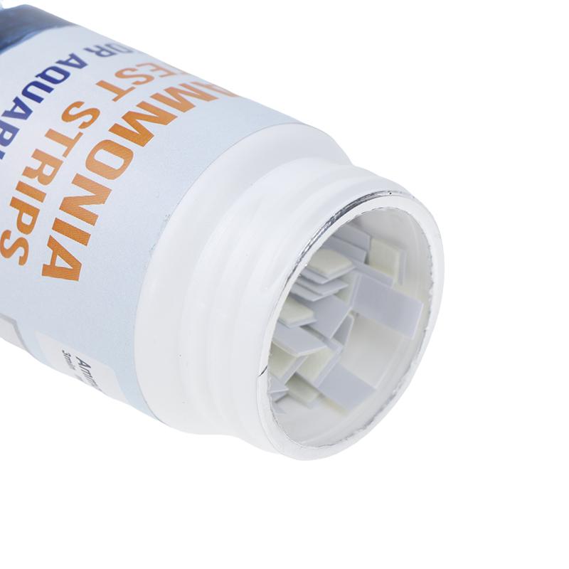 50 шт./бутылка полоски для быстрого определения качества воды на аммиачный азот, набор полосок для быстрого определения качества воды для благополучия аквариума