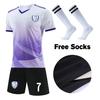 Adult Football Jerseys Shorts With Pockets  Socks 2025 Children's Soccer Clothes Maillot de football Men Training Kits