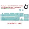 Suitable for Logitech G913 Mechanical Keyboard DIY Keycaps G913TKL G915 G813 G815 Translucent Keycaps