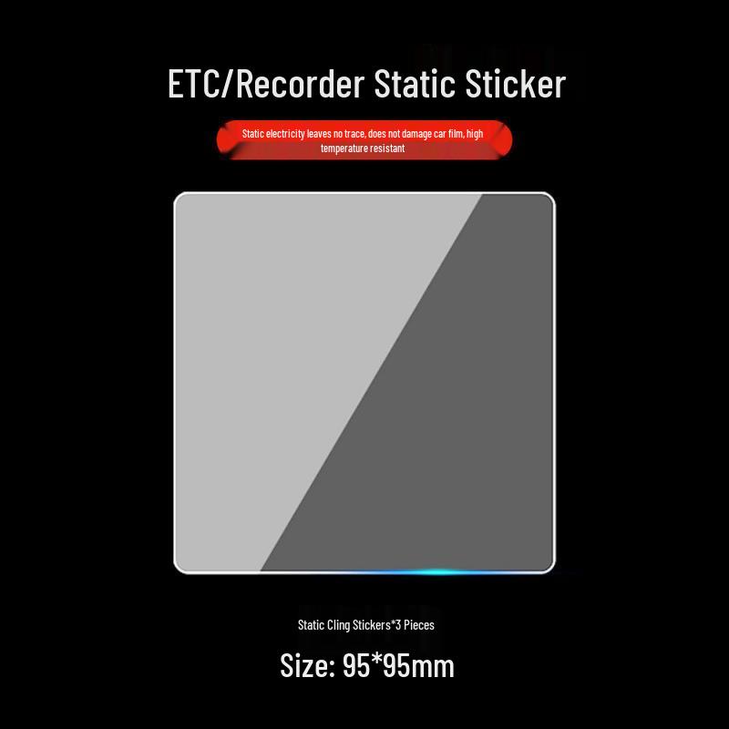 Static Car Sticker for Insurance, Inspection & Dash Cam