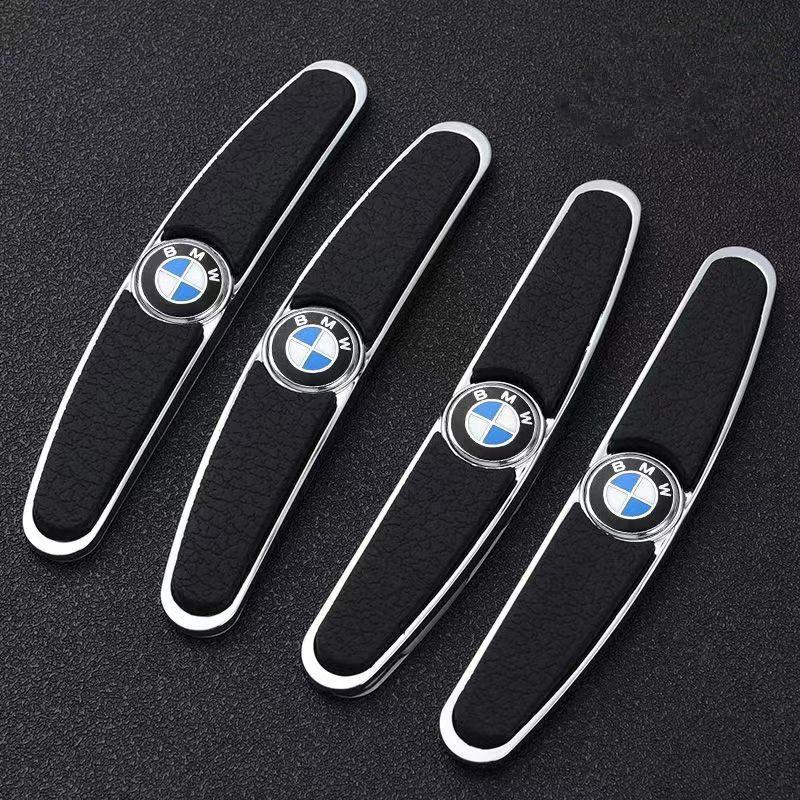 zmdpw1 4pcs Rubber Bumper Strip Car Door Anti-Collision Emblem Sticker for MINI BMW X1 X2 X3 X5 X4 X6 X7 G30 G20 G32 G11 G12 F40 F30