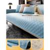 Sofa Cushion Four Seasons Universal Faux Leather Modern High-End Entry Lux Wind Waterproof Non-Slip Mat Non-Stick Fur Seat Cover Cover