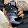 Space Starry Sky Horse For OnePlus Nord CE N3 30 2 20 4 2T 2 Lite 5G Ace 5 2V 6 7 10 8 9 12 13 Tempered glass phone case black