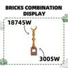 Нетоксичные 478 шт./Лот 1875 Вт Луна Форма Шпиль Строительные Блоки Moc Аксессуары Совместимые С Кирпич Детские Игрушки Подарочная Коробка