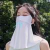 Women's Anti-UV Sunscreen Face Mask Scarf Breathable Ice Silk Half Face Cover Thin Summer Face Cover Mask For Outdoor Cycling
