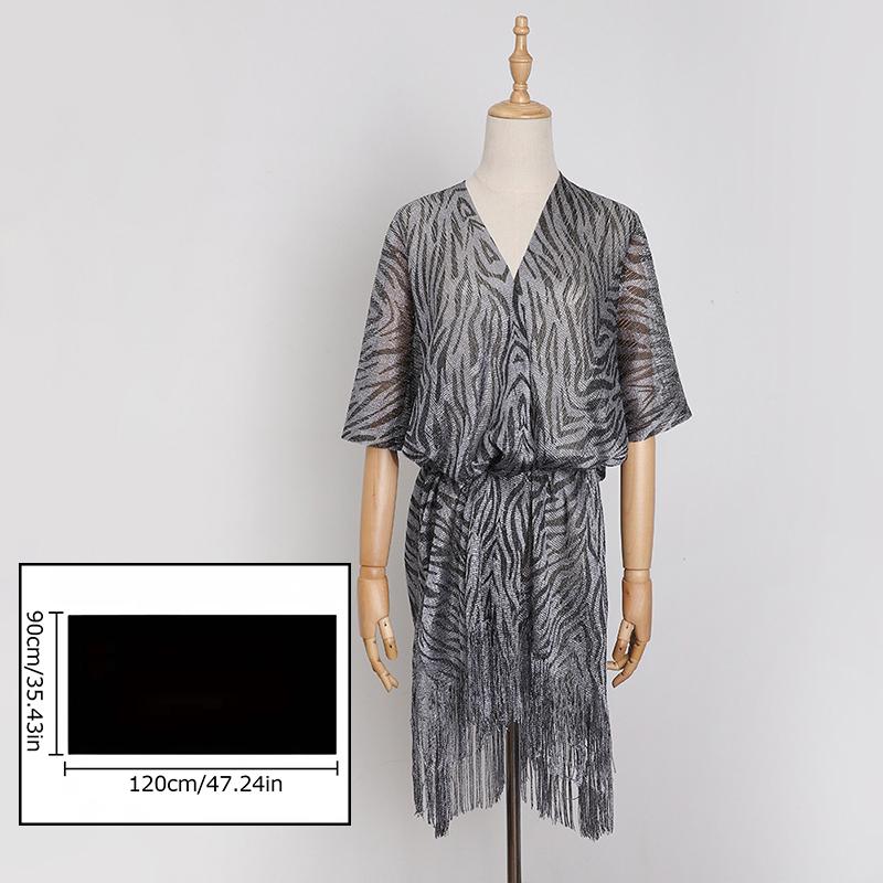 Женский кардиган с леопардовым узором для путешествий, кисточки для защиты от солнца, полиэстер, пляжная шаль с солнцезащитным кремом, летние модные аксессуары