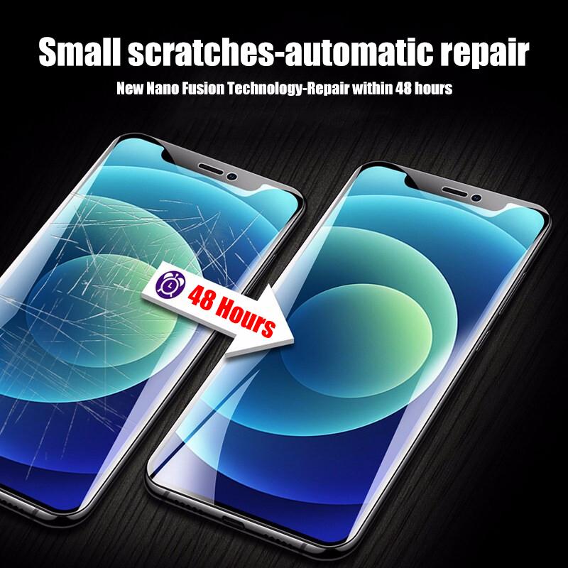 Гидрогелевая пленка с полным покрытием для iPhone 14 11 12 13 Pro Max Mini 6 7 8 14 Plus X XS XR XS MAX Защитная пленка для экрана мягкая пленка