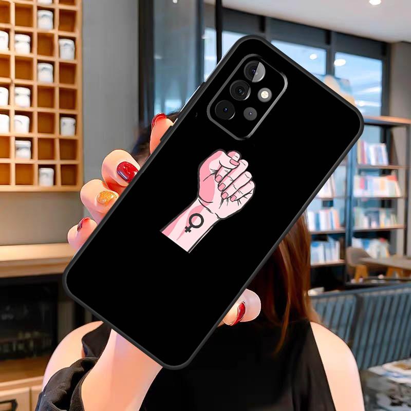 Feminist Fist Symbol Case For Samsung Galaxy A05 A16 A56 A36 A26 A54 A34 A14 A52 A32 A12 A13 A33 A53 A15 A35 A55