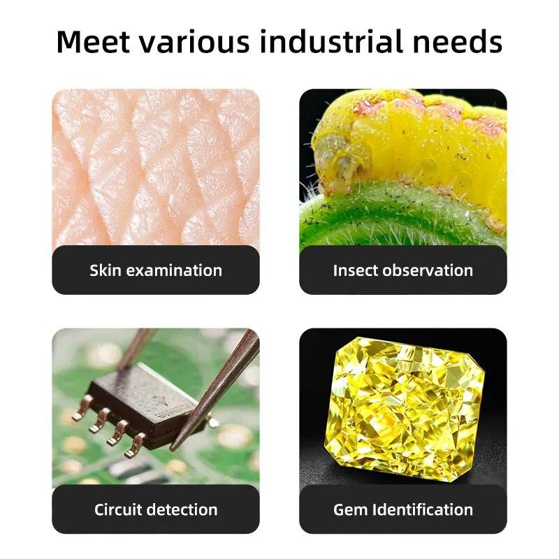 1600X цифровой микроскоп камера 3в1 C тип USB портативный электронный для пайки светодиодный увеличитель мобильный телефон ремонт