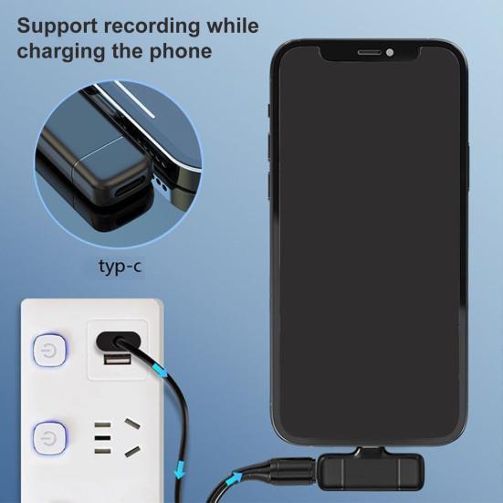 Беспроводной микрофон Yousheng с низкой задержкой, быстрое подключение, шумоподавление, Plug-Play, миниатюрный перезаряжаемый петличный микрофон